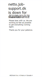 Mobile Screenshot of netto.job-support.dk