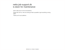 Tablet Screenshot of netto.job-support.dk