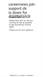 Mobile Screenshot of careernews.job-support.dk