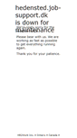 Mobile Screenshot of hedensted.job-support.dk