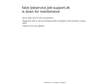 Tablet Screenshot of falck-jobservice.job-support.dk