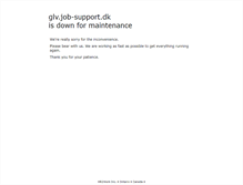 Tablet Screenshot of glv.job-support.dk