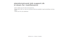 Desktop Screenshot of ejendomsinvest.job-support.dk